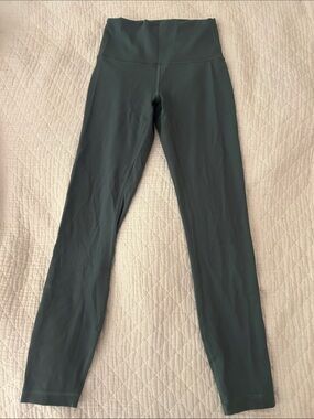 lululemon athletica Dark Green High-Rise Leggings